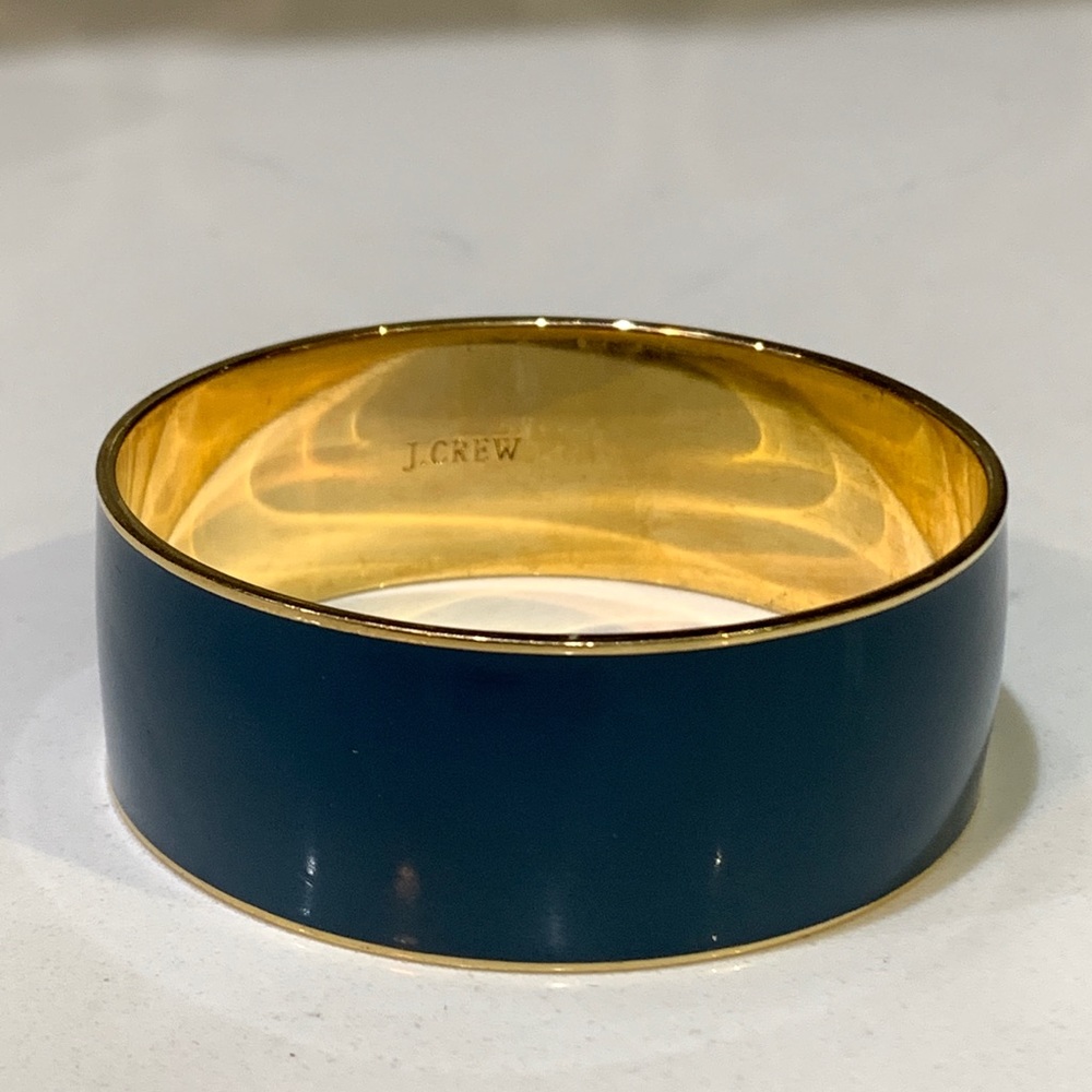 J. Crew Gold and Blue Bracelet
